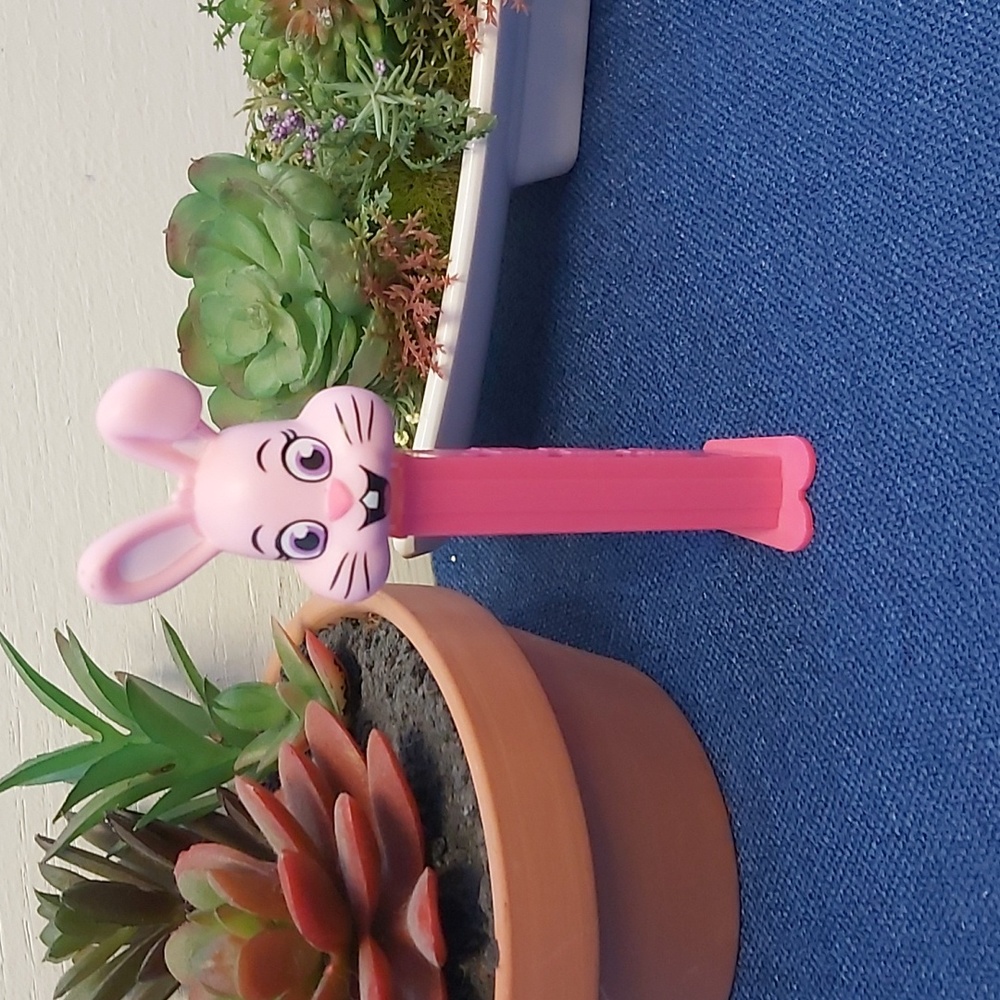 Pink Easter Bunny Pez Dispenser